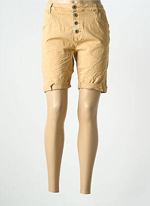 Bermuda marron KAROSTAR pour femme