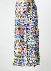 Jupe longue bleu BY ONE pour femme seconde vue