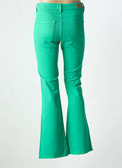 Pantalon flare vert HAPPY pour femme seconde vue