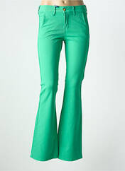 Pantalon flare vert HAPPY pour femme seconde vue