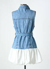 Robe courte bleu JASMINE MODE pour femme seconde vue