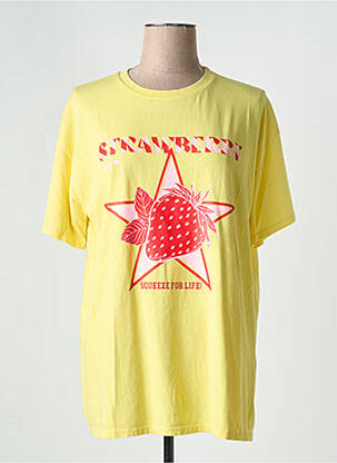 T-shirt jaune CIAO MILANO pour femme