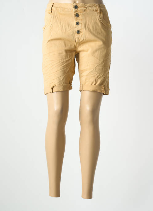 Bermuda marron KAROSTAR pour femme