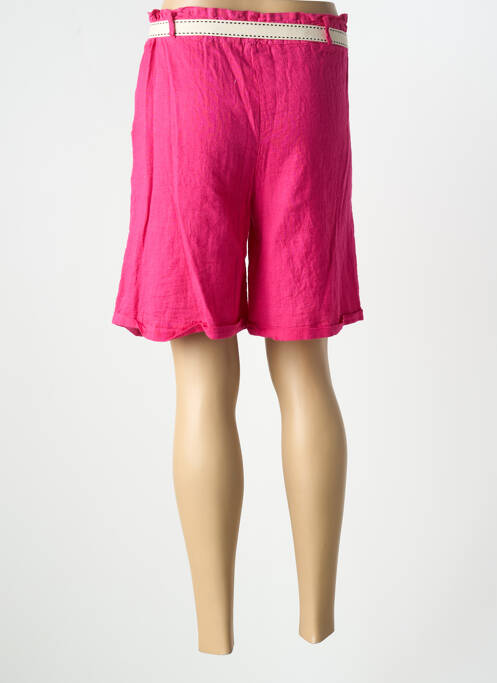 Bermuda rose LUCK & CIE pour femme