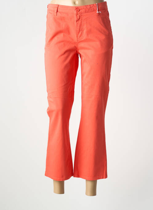 Pantalon 7/8 orange HAPPY pour femme