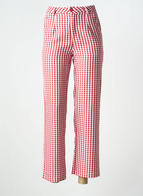 Pantalon 7/8 rouge MUSY MUSE pour femme
