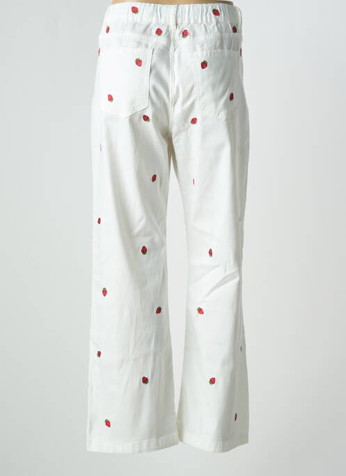 Pantalon droit blanc ONADO pour femme