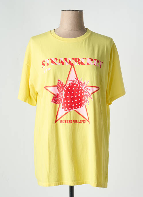 T-shirt jaune CIAO MILANO pour femme