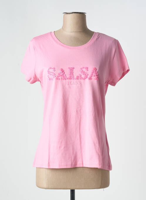 T-shirt rose SALSA pour femme