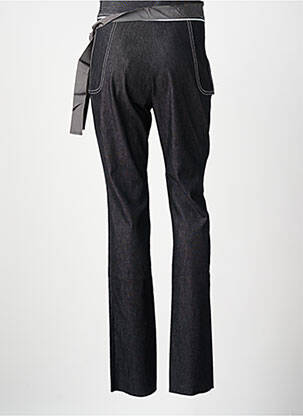 Pantalon slim taille haute taille haute noir ANGELO TARLAZZI femme