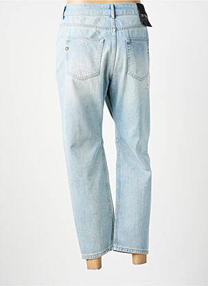 Jeans coupe droite effet usé délavé taille normale bleu MY TWIN femme