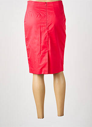 Jupe mi-longue taille à pinces rouge RENATO NUCCI femme