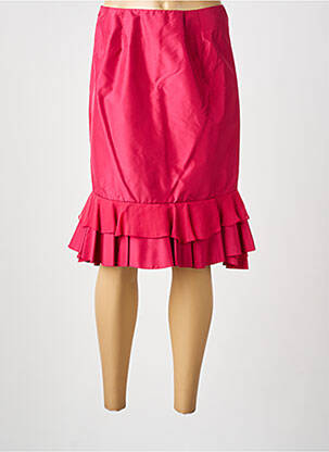 Jupe mi-longue taille à pinces rouge RENATO NUCCI femme