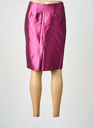 Jupe mi-longue taille à pinces rose RENATO NUCCI femme
