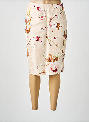 Jupe mi-longue taille à pinces rose RENATO NUCCI femme