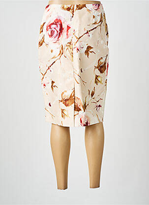 Jupe mi-longue taille à pinces rose RENATO NUCCI femme