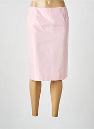 Jupe mi-longue taille à pinces rose DONA LOUISA femme