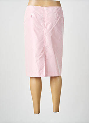 Jupe mi-longue taille à pinces rose DONA LOUISA femme