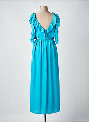 Robe longue sans manche sans manche bleu RINASCIMENTO femme