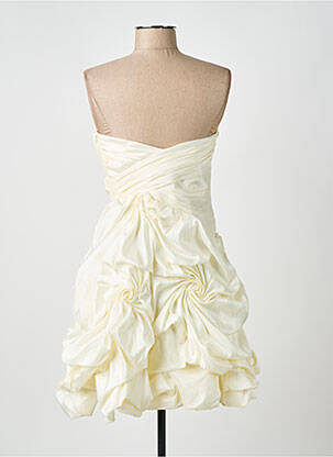 Robe courte sans manche sans manche beige FOREVER UNIQUE femme