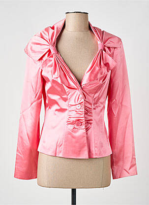 Veste chic fermeture boutonnée sur le devant rose RENATO NUCCI femme