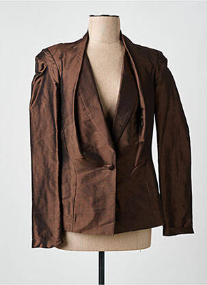 Blazer poches marron DONA LOUISA femme