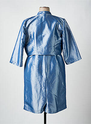Ensemble robe col v bleu CREATIF PARIS femme