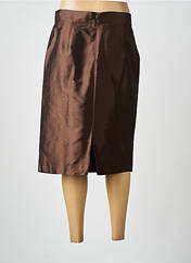 Jupe mi-longue marron DONA LOUISA pour femme seconde vue