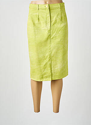Jupe mi-longue vert GOTHIC pour femme