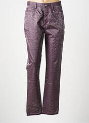 Pantalon droit violet MONTANA pour femme seconde vue