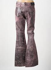 Pantalon flare rose VERSACE pour femme seconde vue