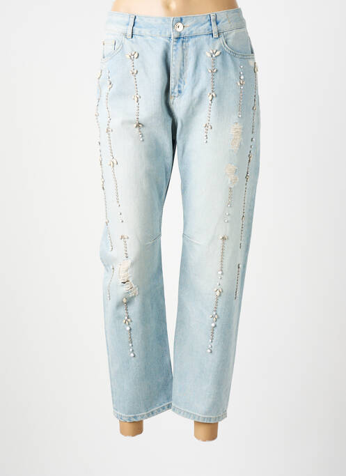 Jeans coupe droite bleu MY TWIN pour femme