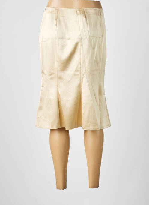 Jupe mi-longue beige RENATO NUCCI pour femme
