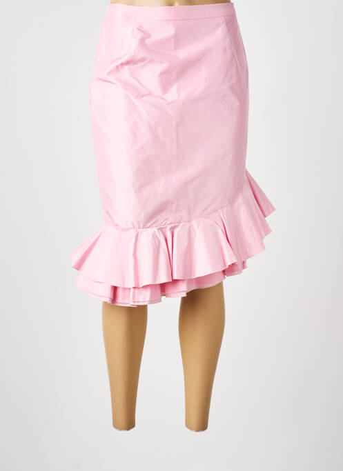 Jupe mi-longue rose RENATO NUCCI pour femme