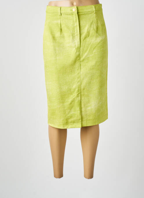 Jupe mi-longue vert GOTHIC pour femme