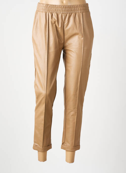 Pantalon 7/8 beige RINASCIMENTO pour femme