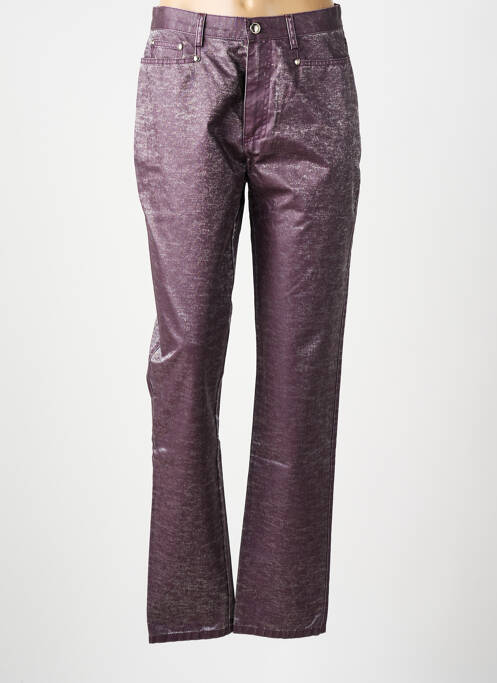 Pantalon droit violet MONTANA pour femme