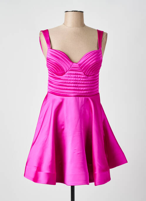 Robe courte rose COLLECTION PRIVEE pour femme