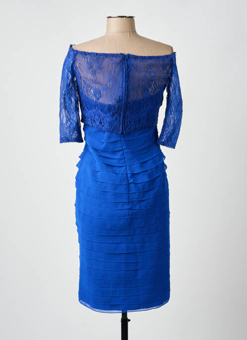 Robe mi-longue bleu FASHION NEW YORK pour femme