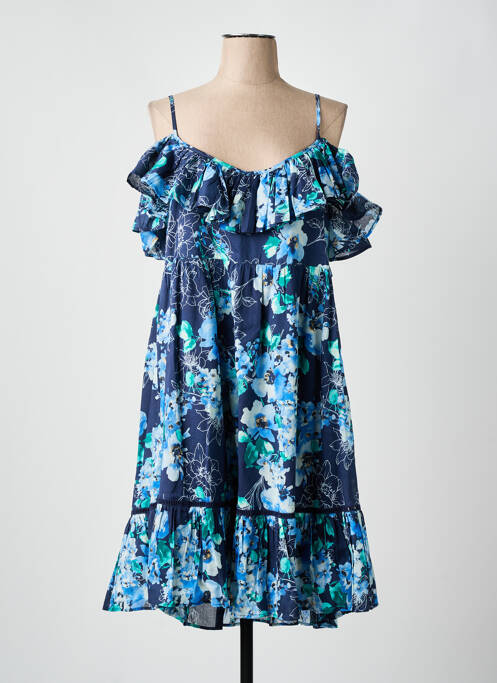 Robe mi-longue bleu MY TWIN pour femme