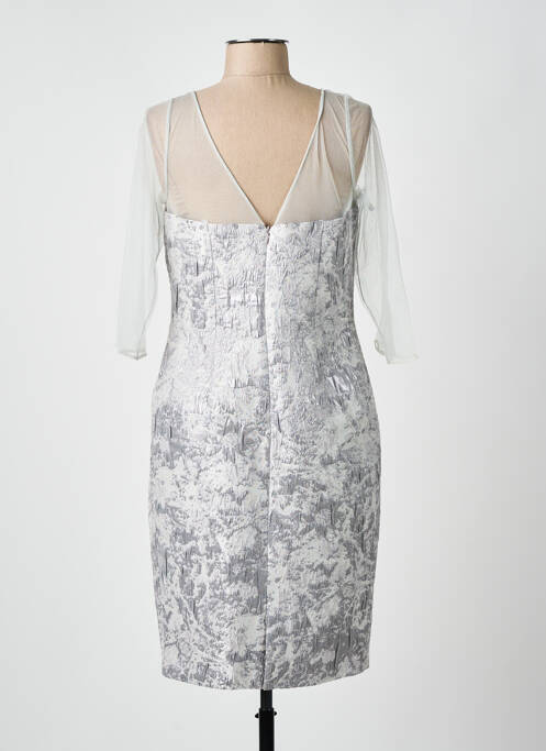 Robe mi-longue gris CARLA RUIZ pour femme