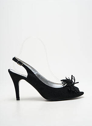 Escarpins nubuck talon de 7 à 9cm noir PALAZZI femme