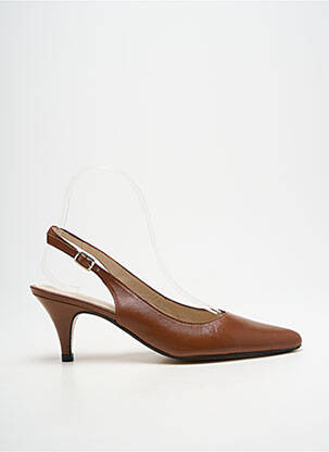 Escarpins fermeture boucle(s) talon de 4 à 6cm marron PALAZZI femme