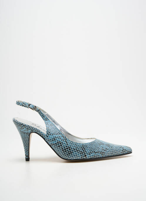 Escarpins fermeture boucle(s) talon de 7 à 9cm bleu PALAZZI femme