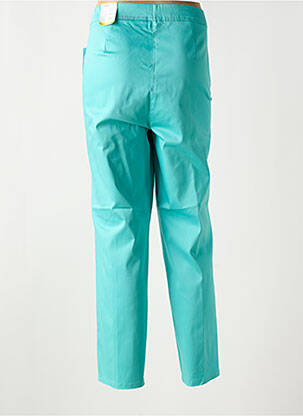 Pantalon 7/8 stretch taille normale vert FRANK WALDER femme