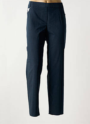 Jegging tissage popeline taille normale bleu FRANK WALDER femme