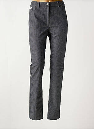 Pantalon slim taille haute taille haute gris CHRISTIAN MARRY femme