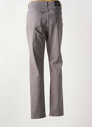 Jeans coupe droite stretch taille normale gris BRUNO SAINT HILAIRE femme