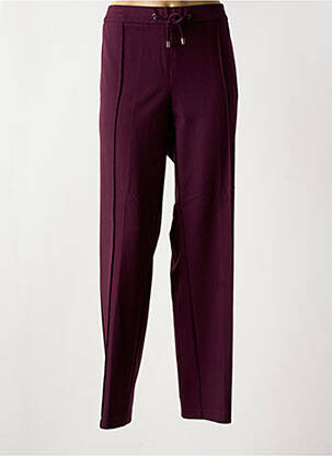 Jogging taille haute taille haute violet FRANK WALDER femme