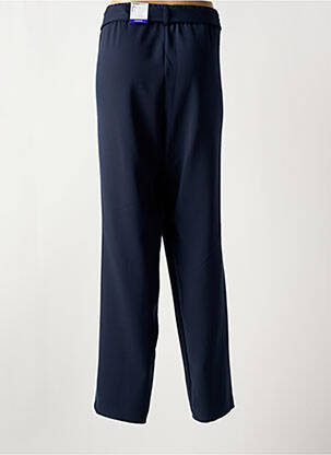 Pantalon droit taille haute taille haute bleu FRANK WALDER femme